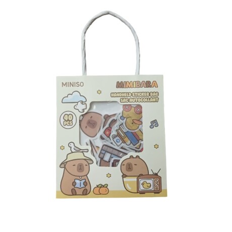 Stickers capibara 40pcs diseño 3