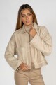 Sobrecamisa Linen Beige