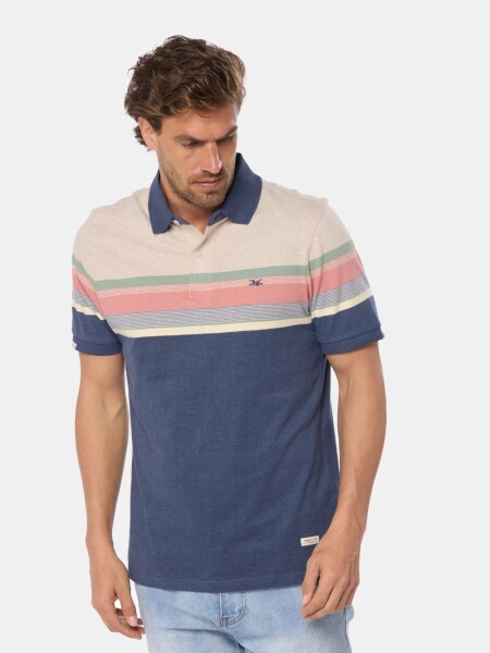REMERA LEGACY 6032 AZUL BEIGE