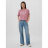 FRCH SS ORGANIC VINTAGE TEE LOGO LILAS PINK 16-1708 TCX