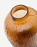 Jarrón Shali de vidrio marrón 23,5 cm Jarrón Shali de vidrio marrón 23,5 cm