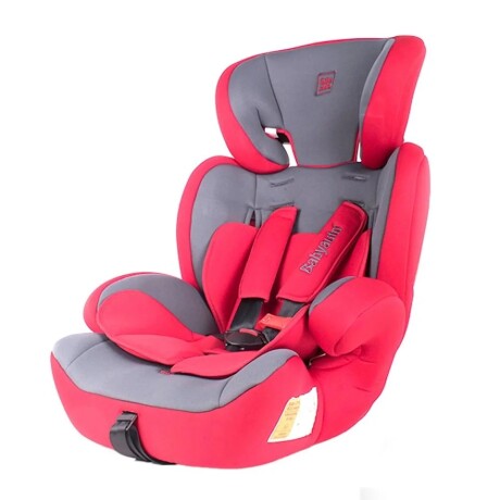 Silla butaca de auto Konar de 9 a 36kg gris y roja