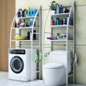 Estante organizador sobe lavarropas inodoro 3 estantes Estante organizador sobe lavarropas inodoro 3 estantes