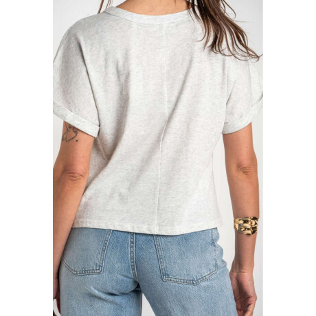 Remera Gris Melange