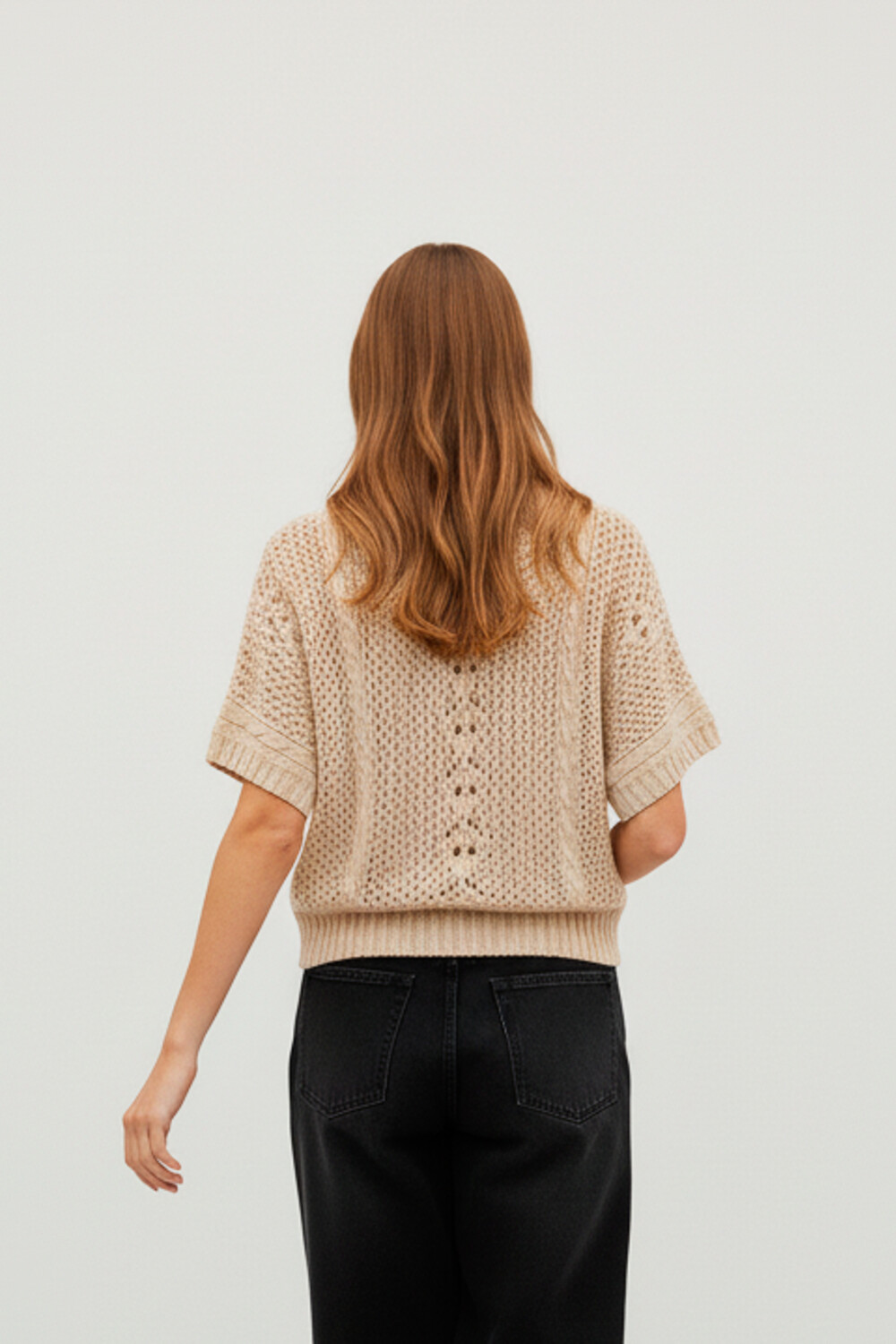 Remera Baxela Beige Claro