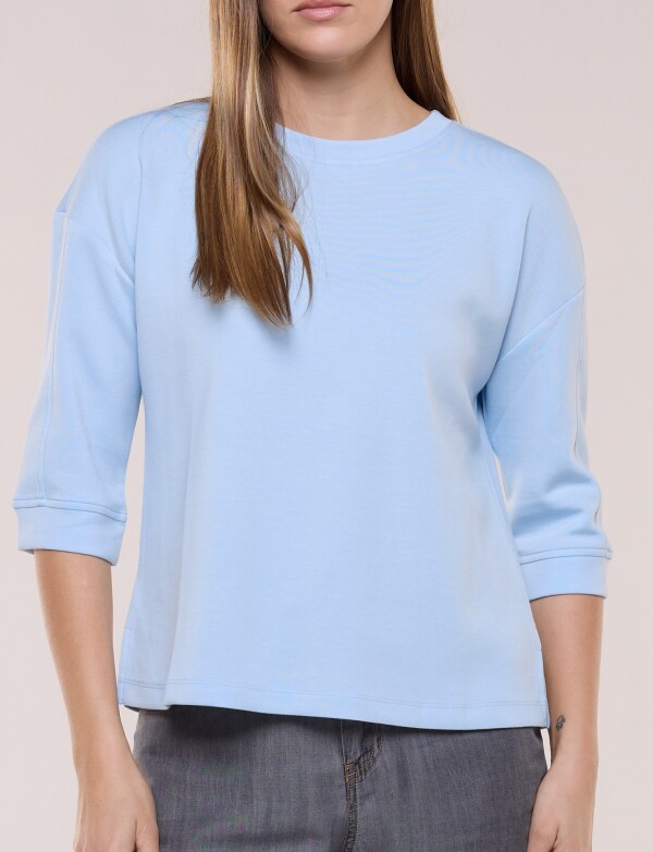 Buzo Comfy Manga Amplia CELESTE