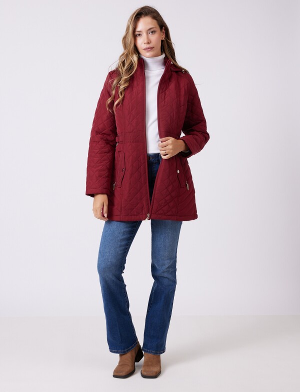 Campera Capitoneada ROJO