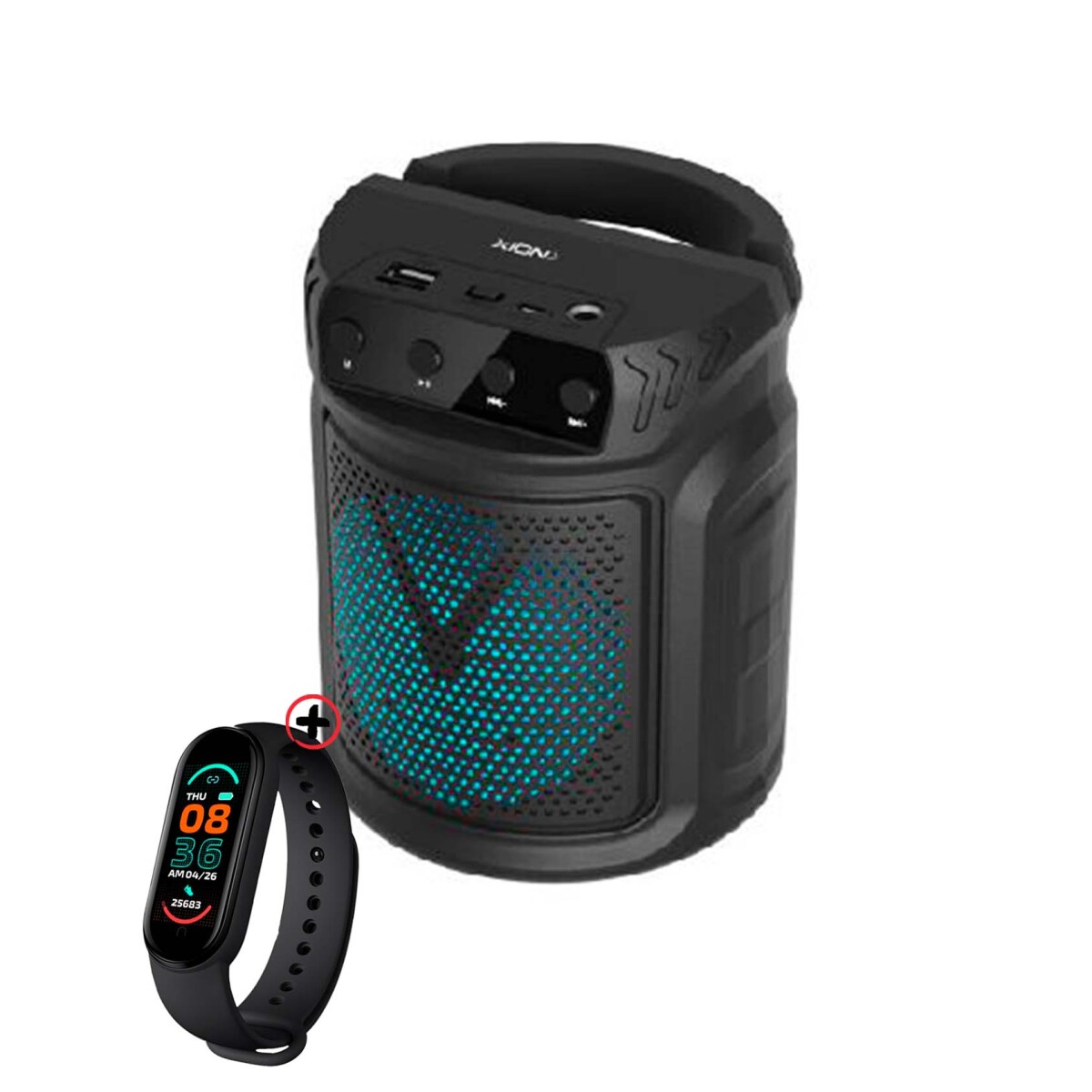 Parlante Bluetooth Batería Recargable Xion Xi-sd75 C/ Radio + Smartwatch 