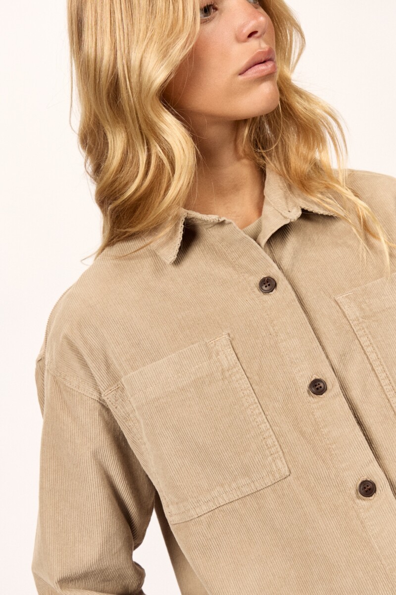 CAMISA STOCKED SHACKET 6-beige