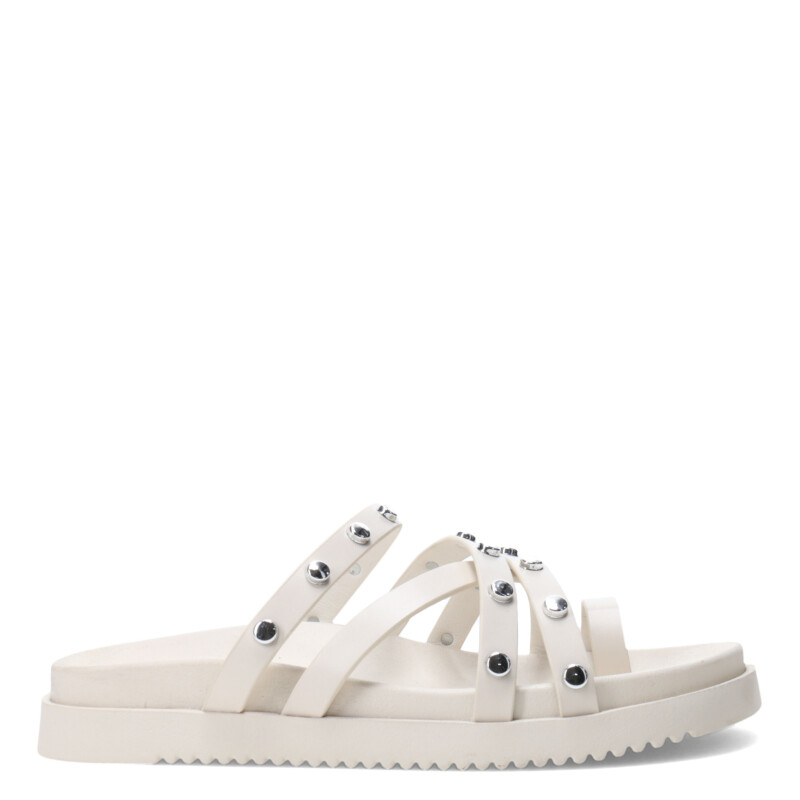 Sandalia de Mujer Miss Carol CREET con tachas Blanco Hueso