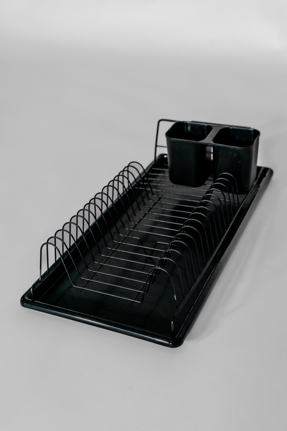 Organización Y Limpieza Escurridor De Platos Un Nivel, Con Bande Negro