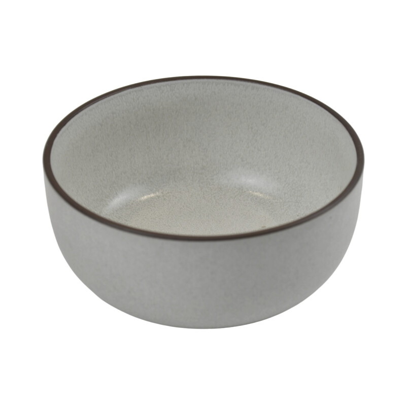 Bowl Bombe 15cm c/borde marrón BLANCO