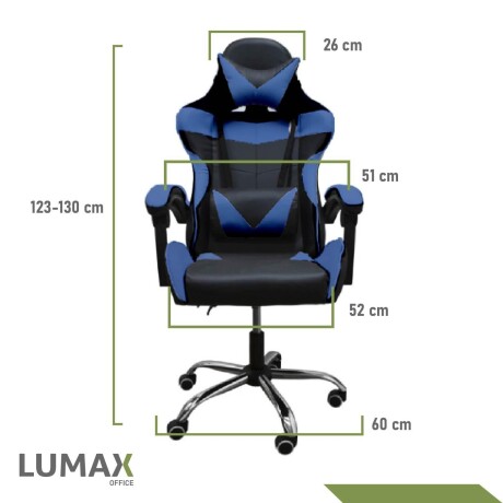 Combo Gamer Lumax Escritorio Gamer + Silla Gamer Reclinable Combo Gamer Lumax Escritorio Gamer + Silla Gamer Reclinable