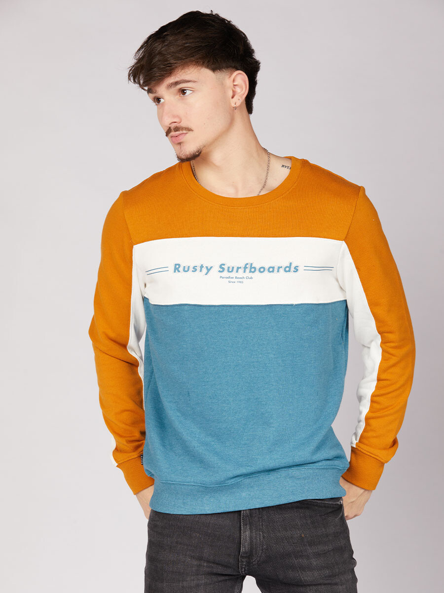 SWEATER VERTOR E23 RUSTY - Mostaza 