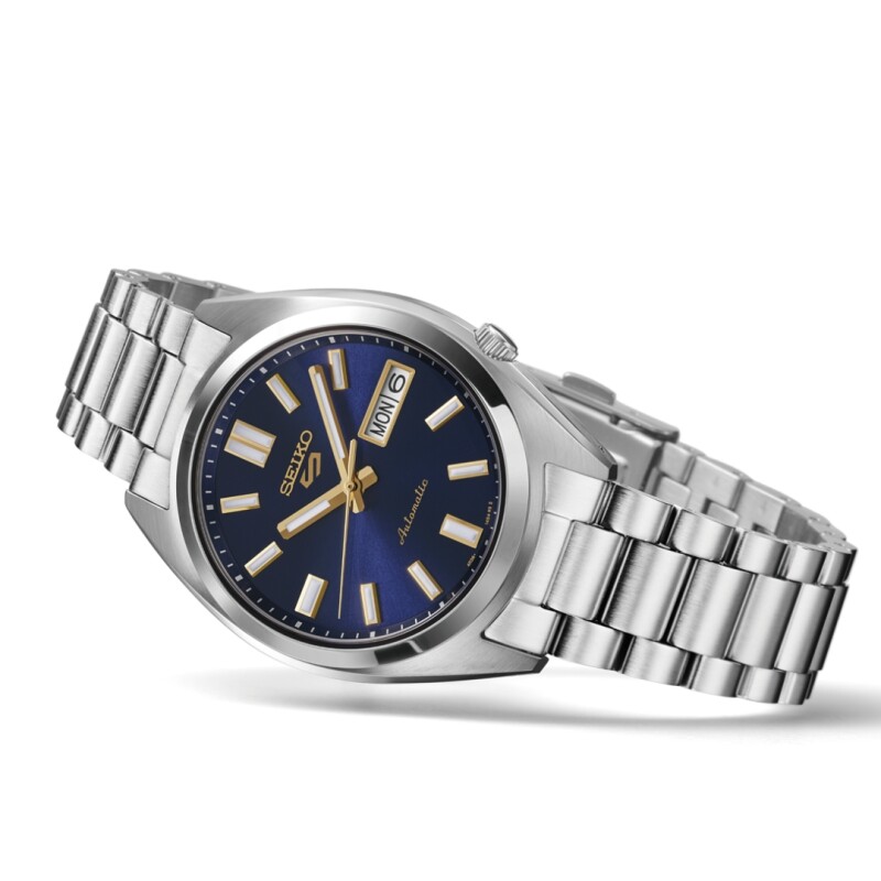 Reloj Seiko 5 Sports SRPL55K1 automático para hombre Azul