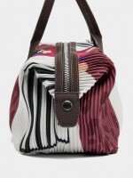 Bolso Tote Estampado De Nylon crudo