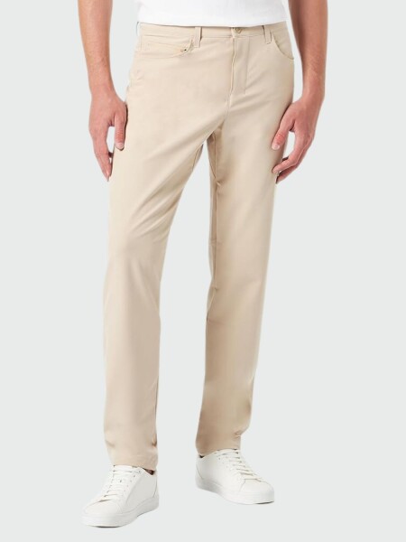 Hugo Boss -Pantalón de poliéster, regular fit, ATG Beige