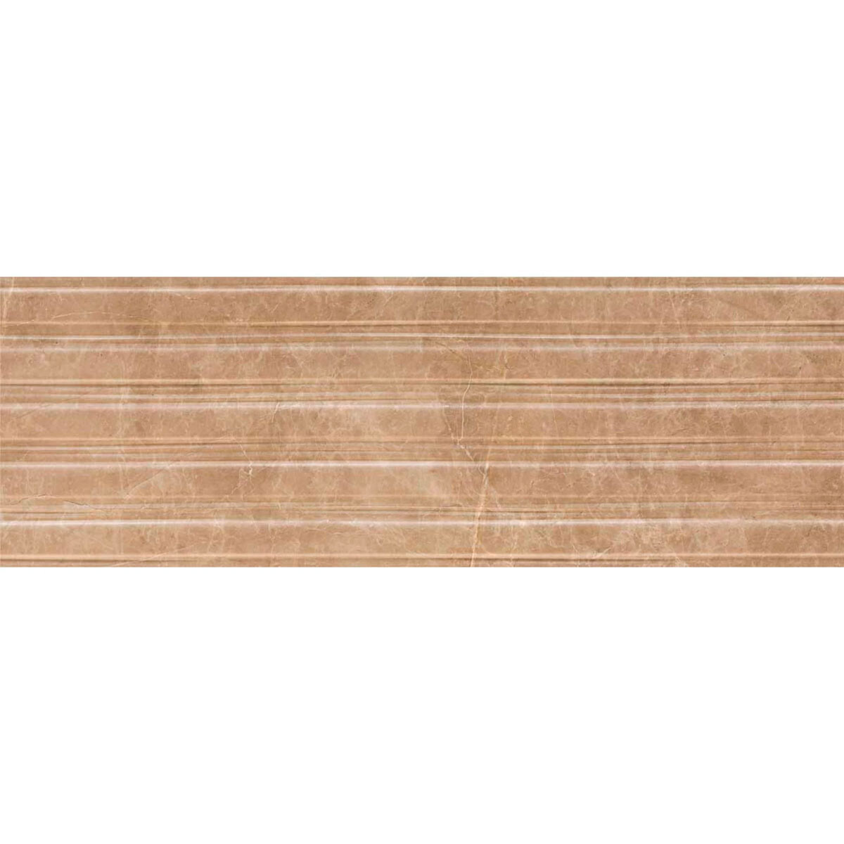 Ceramica Revestimiento Decorado Brillo Marron Color Pleno 