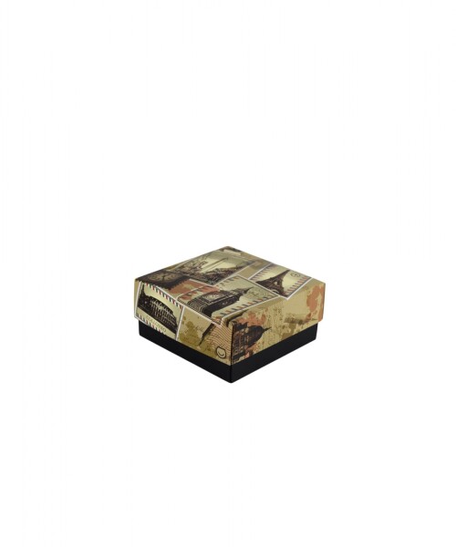 Caja laminada Caja Ciudades - 12x12x6 cm