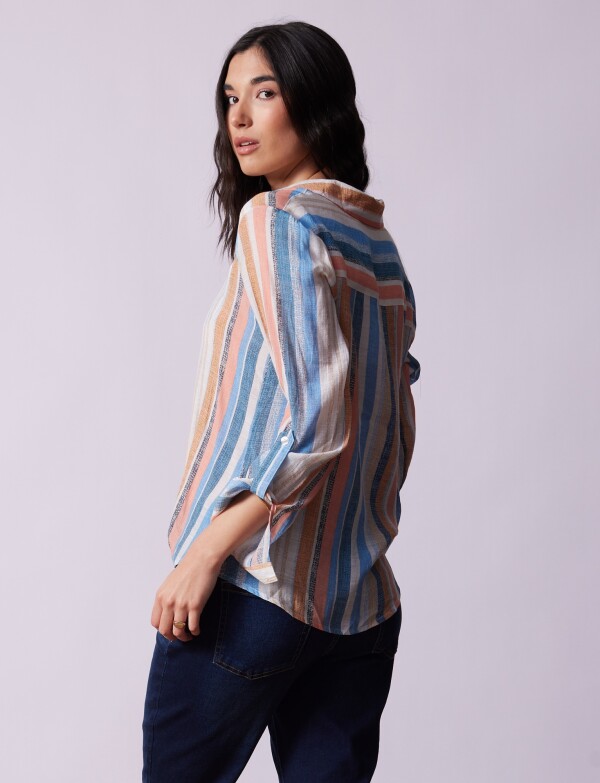 Blusa Nudo Printed CRUDO/MULTI