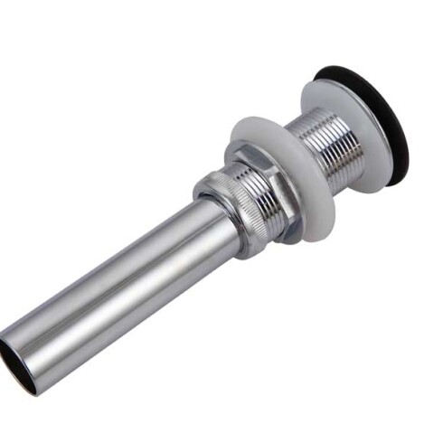 Valvula De Lavatorio Pop Up Sin Desborde 1 1/4" Zinc - Negra Aqualia NEGRO