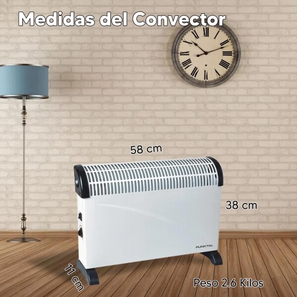 Caloventilador Punktal Pk-4600 Cf CONVECTOR ELECTRICO PUNKTAL PK-4600 AP