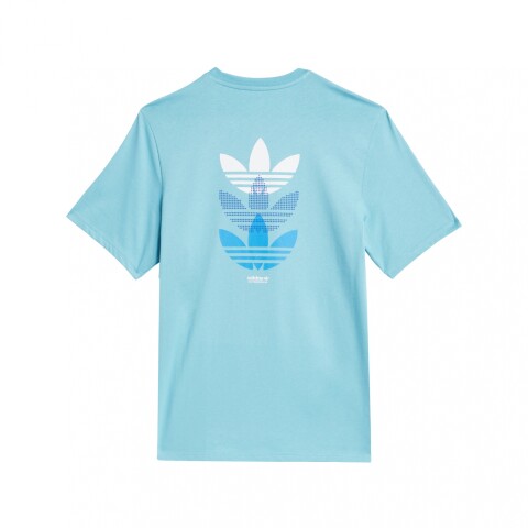 REMERA adidas SKATEBOARDING TRIPLE TREFOIL Light Blue