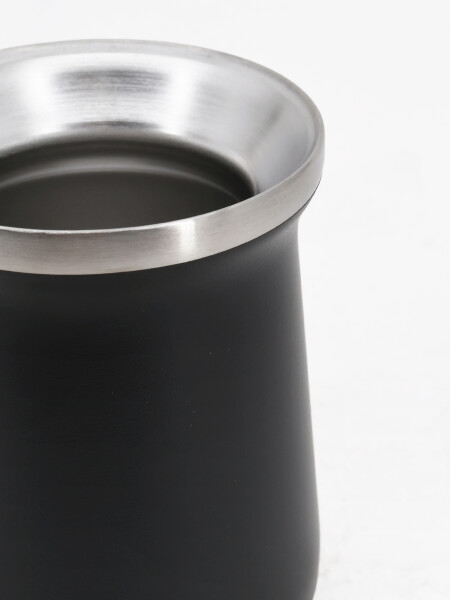 MATE INOX DOBLE CAPA NEGRO