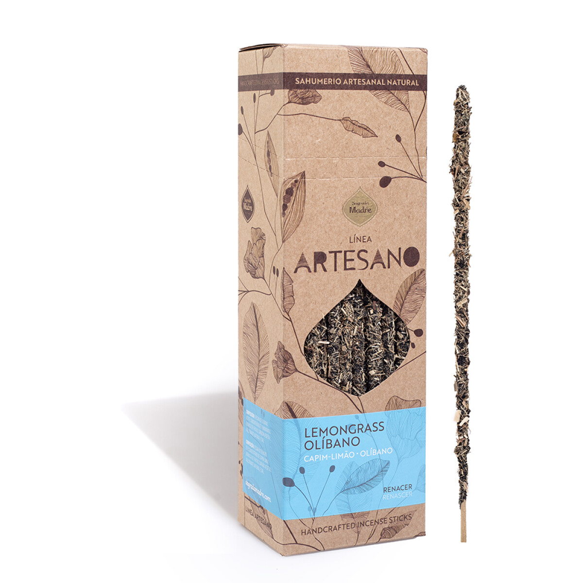 INCIENSO ARTESANO SAGRADA MADRE X30 - Lemongrass - Olíbano 