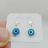 Pendientes Plata 925, Ojo Turco Pendientes Plata 925, Ojo Turco