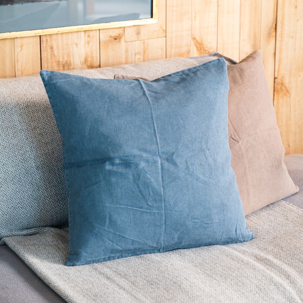 Almohadón lino denim Almohadón lino denim