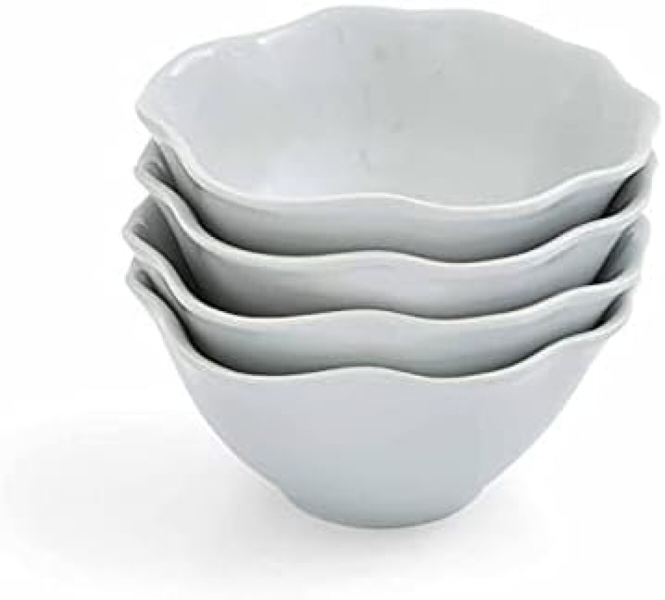 PORTMEIRION S CONRAN FLORET BOWLS MULTIUSO SET X4 GRIS 