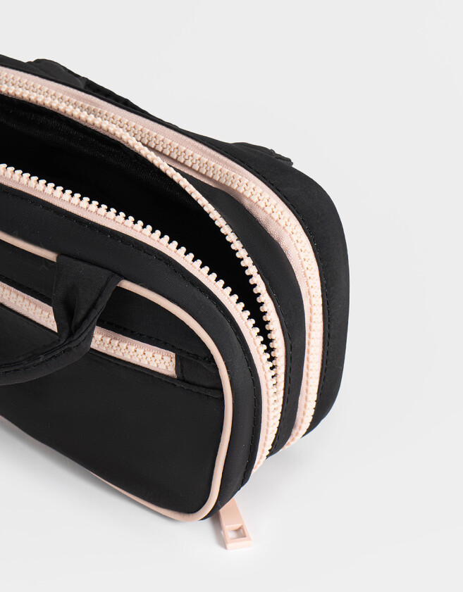 Porta Cosméticos Deportivo Porta Cosméticos "get Up & Travel" - Negro