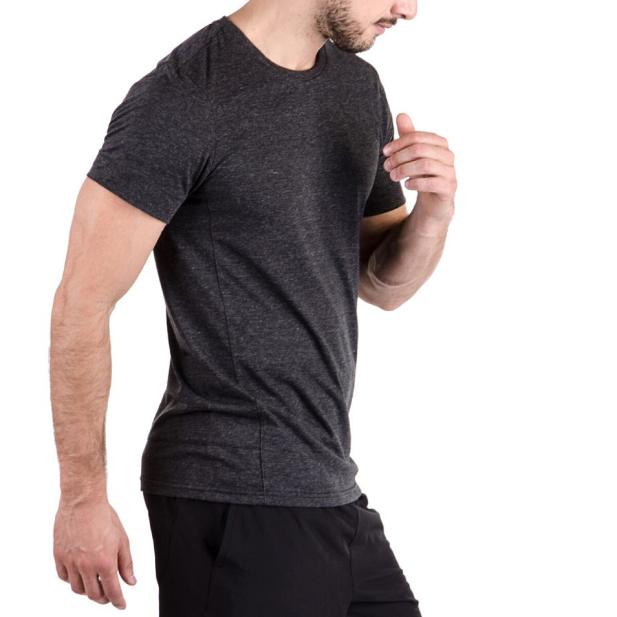 Remera de Hombre Topper Poly - Negro 