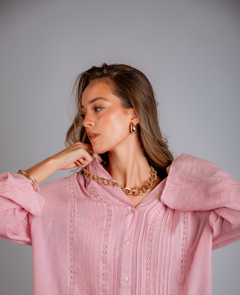 Camisa Zaira rosa