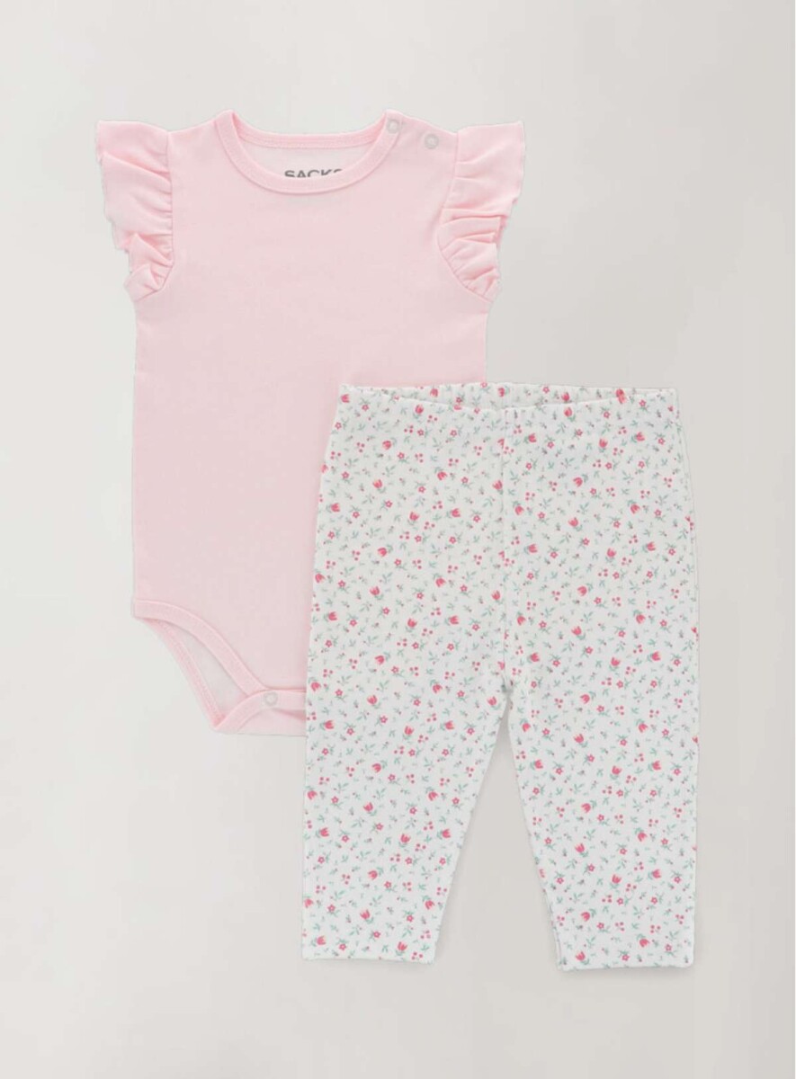 Set body y pantalón kiki - Rosado 
