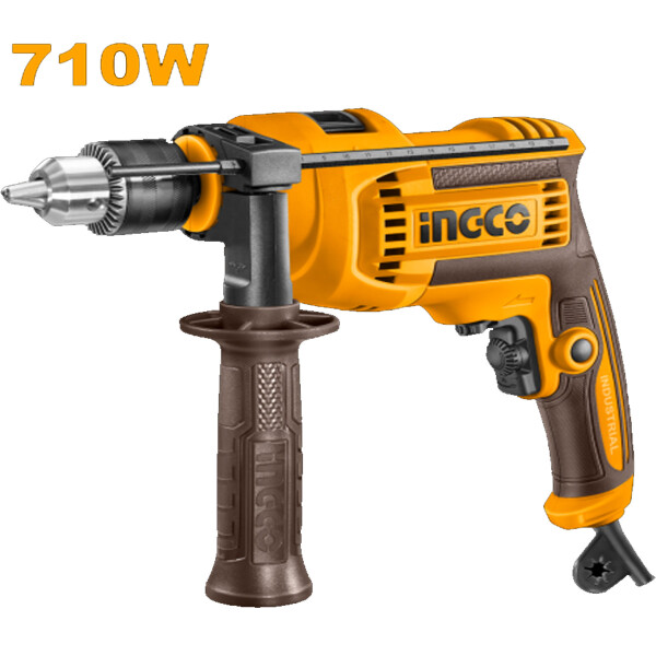 TALADRO PERCUTOR 710W 13MM VEL VARIABLE INGCO ID7118 TALADRO PERCUTOR 710W 13MM VEL VARIABLE INGCO ID7118