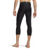 UA HG Armour 3/4 Legging-BLK BLK-001