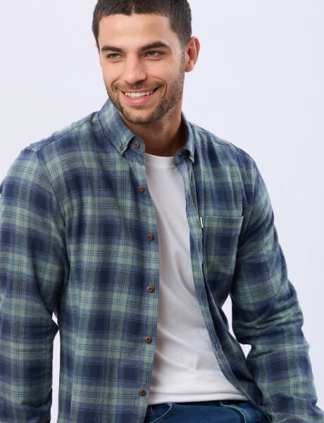 CAMISA DE VIYELA Piedra