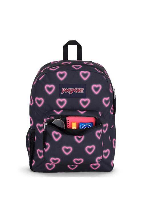 Cross Town Happy Hearts Black