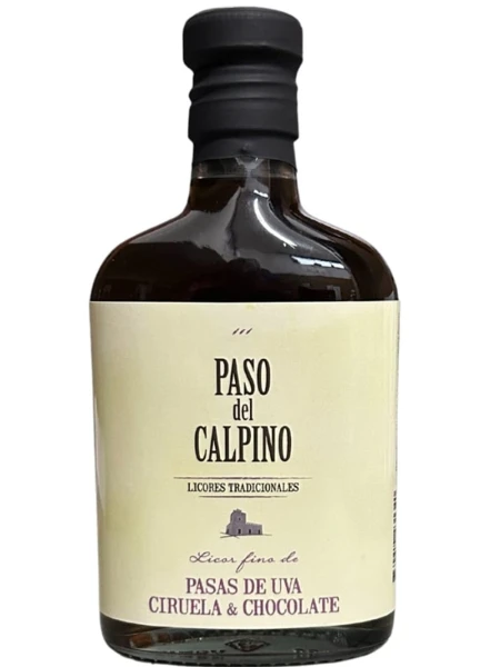 Licor de Pasas de Uva, Ciruela y Chocolate - Paso del Calpino 200ml Licor de Pasas de Uva, Ciruela y Chocolate - Paso del Calpino 200ml