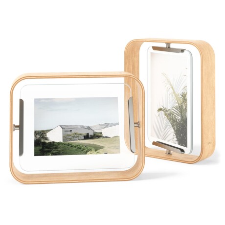 PORTARRETRATOS MADERA-Y-VIDRIO NATURAL-BEIGE BELLWOOD