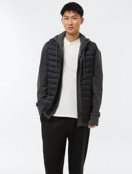 CHALECO PUFFER MODELO COMFORT NEGRO