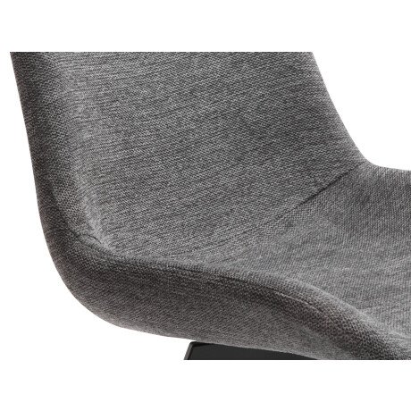Silla De Comedor Hygum Giratoria Gris/Negro