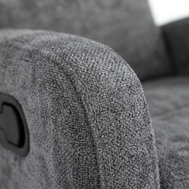 Poltrona Reclinable Giratoria Mecedora Rocking Gris Poltrona Reclinable Giratoria Mecedora Rocking Gris