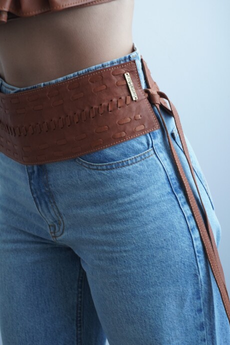 Back To The Roots Belt Camel