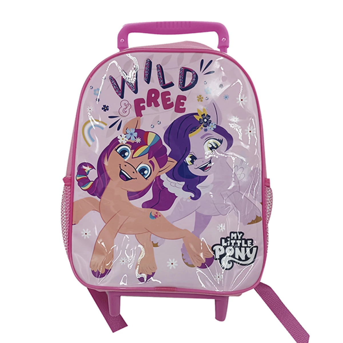 Mochila Infantil My Little Pony con Carro 30 x 24 cm - ROSA 