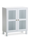 Vitrina SKALS puertas de vidrio blanco Vitrina SKALS puertas de vidrio blanco