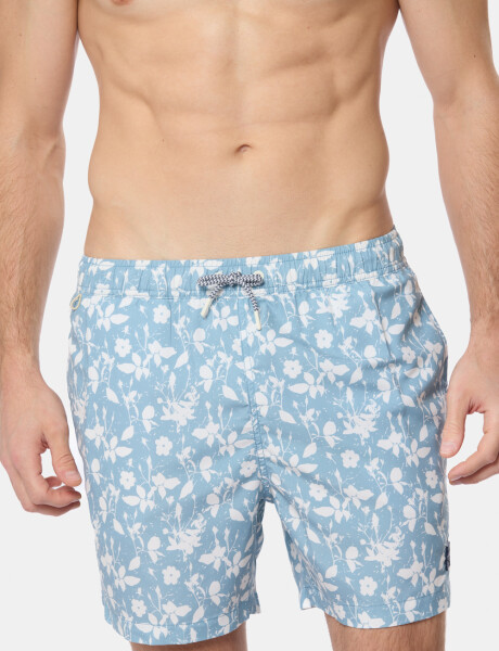 SHORT DE BAÑO ESTAMPADO Denim