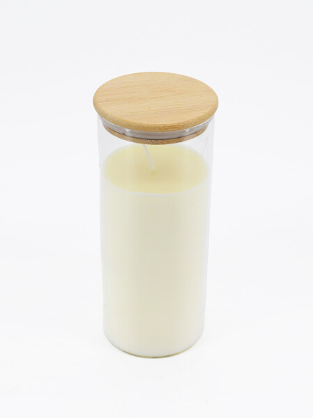 VELA TROPICAL TAPA MADERA BLANCO